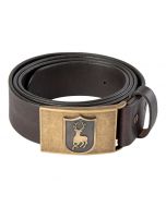 Deerhunter Leather Belt (115cm) -Dark Brown