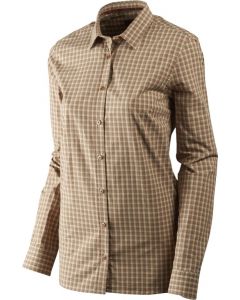 Härkila Selja Lady L/S check shirt Moonlight rose check