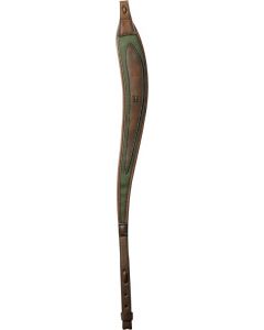 Härkila Rifle sling in canvas/ leather Green 93 cm