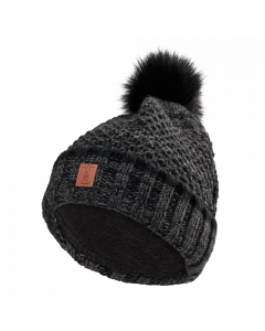 6486 DEERHUNTER  Lady Knitted Hat Black