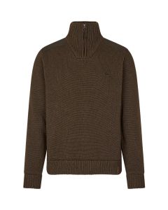 Seeland Haze Windbreaker Knit- Dark Brown