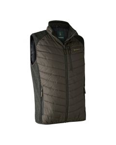 Deerhunter Moor Padded Waistcoat w. Knit Timber