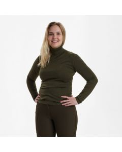8346 Deerhunter Lady Darlington Roll Neck Dark Elm