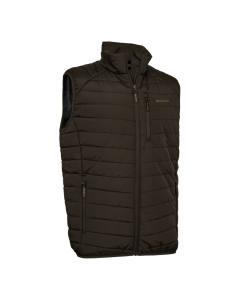 4567-571 Deerhunter Moor volledig gewatteerd vest brown leaf