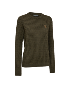 8120 Deerhunter Lady Harrington Cable Knit