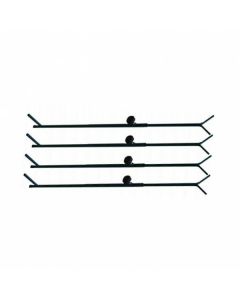 Hide Poles Steel 90-180 cm ( 4x)