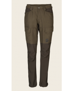 Härkila Scandinavian Trousers Women Willow green/Deep brown
